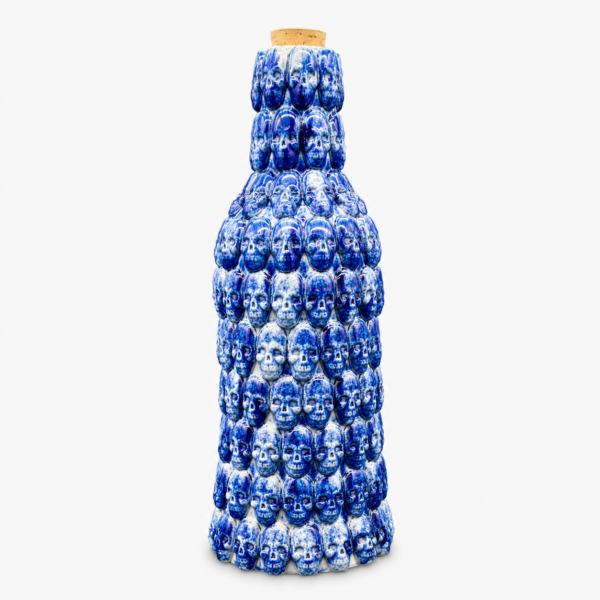 Botella de cerámica azul 750 ml