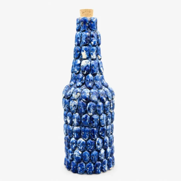 Botella de cerámica azul 1000 ml
