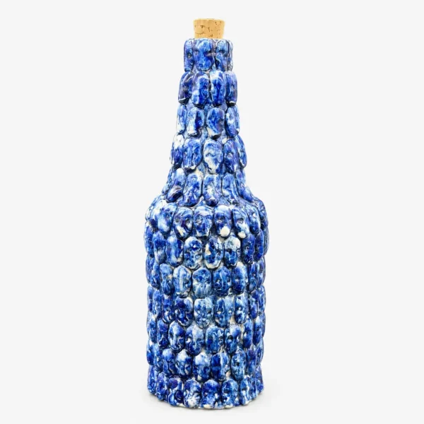 Botella de cerámica azul 1000 ml