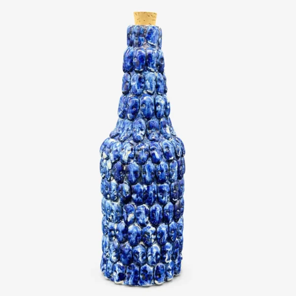 Botella de cerámica azul 1000 ml