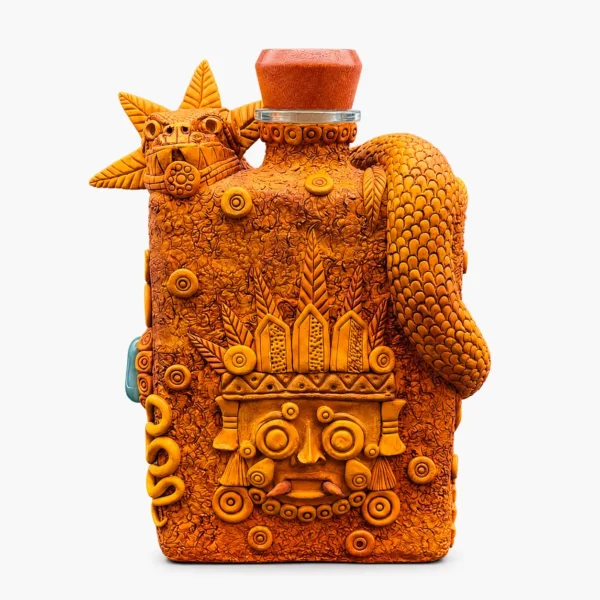 Botella Quetzalcóatl y Tláloc