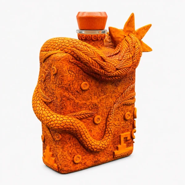 Botella Quetzalcóatl y Tláloc