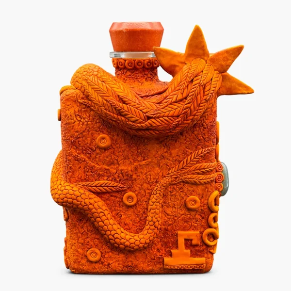Botella Quetzalcóatl y Tláloc