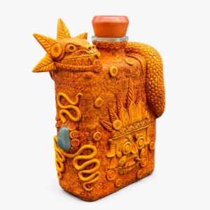 Botella Quetzalcóatl y Tláloc