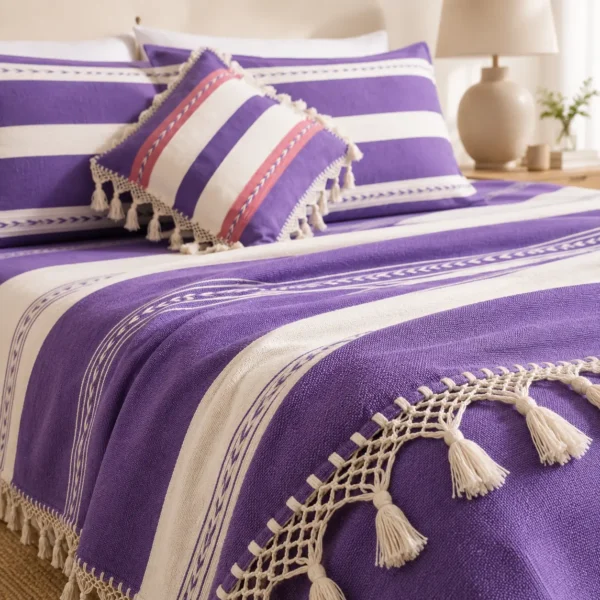 Set – Colcha morada